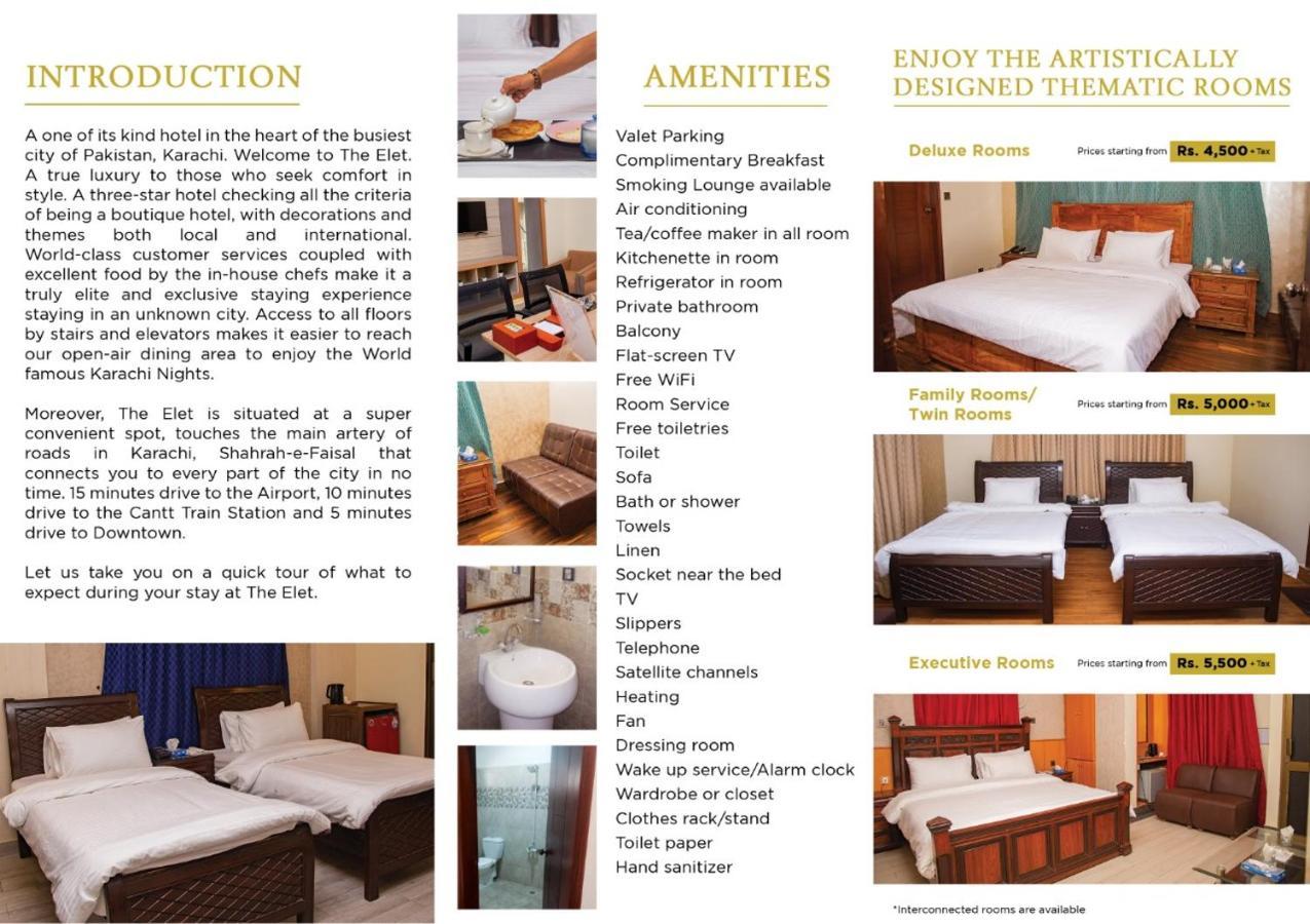 Elet Business Hotel Karachi Extérieur photo
